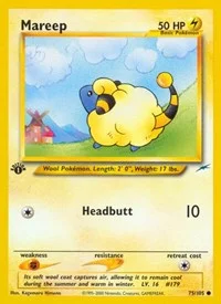 Mareep | 075/105 | 1st Edition | Neo Destiny