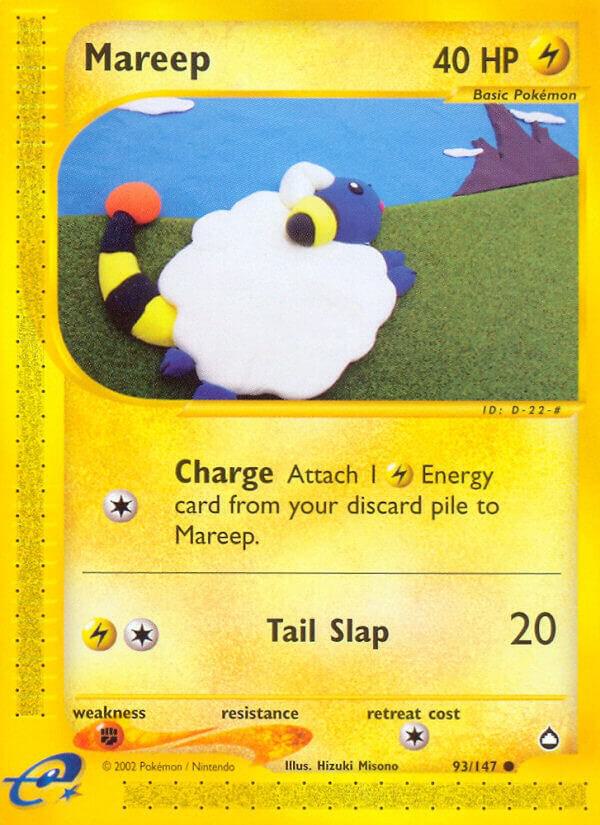 Mareep 093/147 Reverse Holofoil Aquapolis