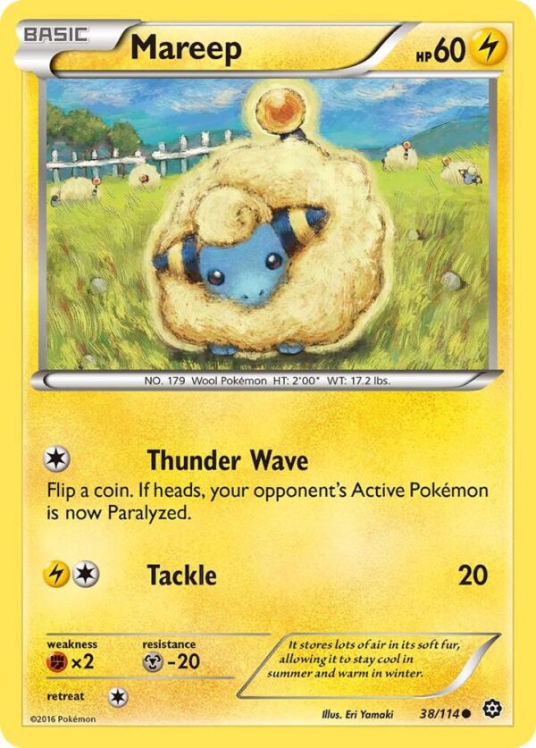Mareep 38/114 Normal XY – Steam Siege