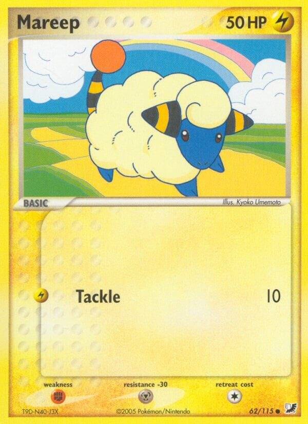 Mareep 62/115 Reverse Holofoil Unseen Forces