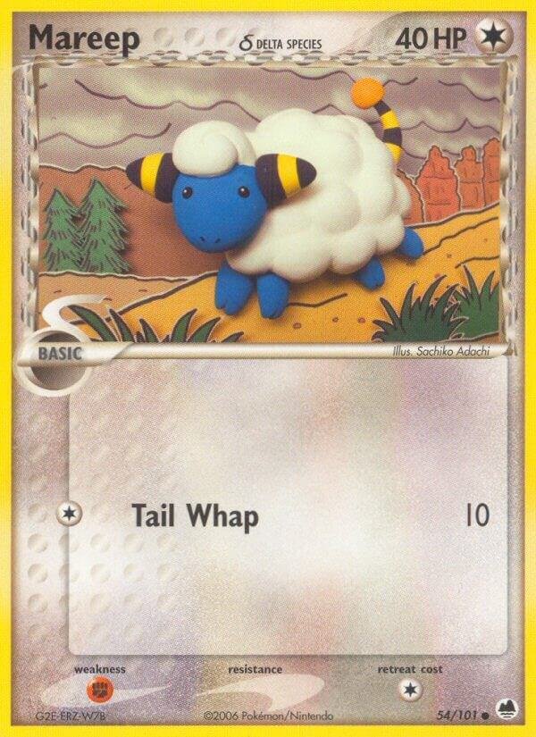 Mareep (Delta Species) 54/101 Normal Dragon Frontiers Mareep (Delta Species) 54/101 Normal Dragon Frontiers