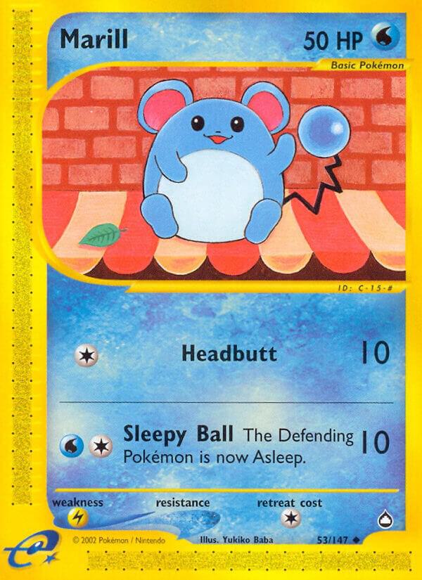 Marill 053/147 Reverse Holofoil Aquapolis