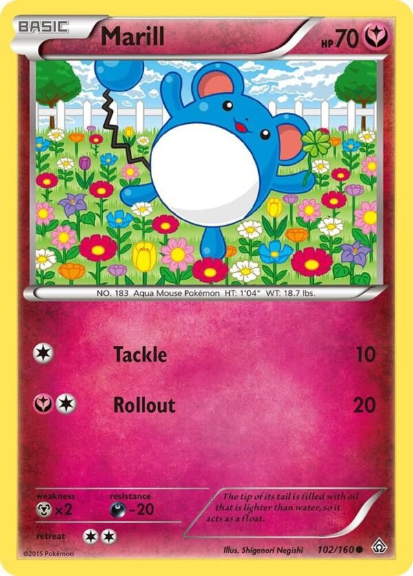 Marill 102/160 Normal XY – Primal Clash Marill 102/160 Normal XY – Primal Clash