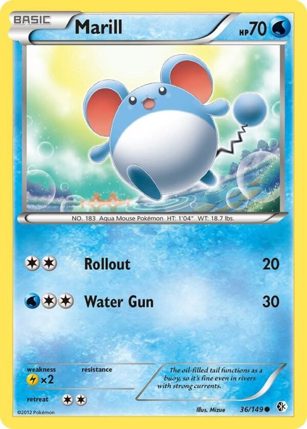 Marill 36/149 Reverse Holofoil Boundaries Crossed Marill 36/149 Reverse Holofoil Boundaries Crossed