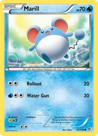 Marill | 36/149 | Reverse Holofoil | Boundaries Crossed