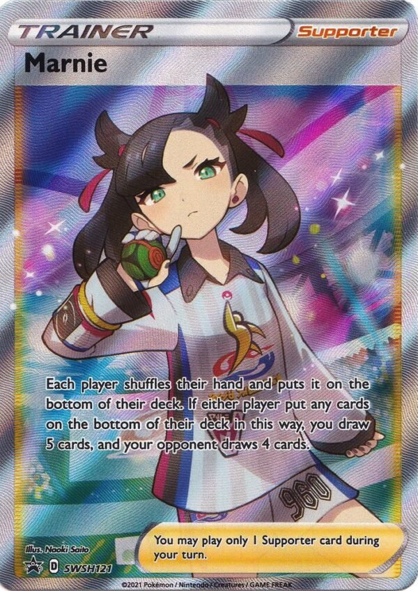 Marnie SWSH121 Holofoil SWSH: Sword & Shield Promo Cards Marnie SWSH121 Holofoil SWSH: Sword & Shield Promo Cards