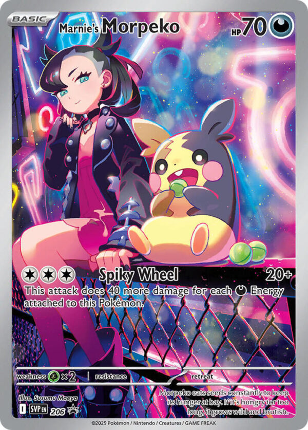 Marnie’s Morpeko 206 Holofoil SV: Scarlet & Violet Promo Cards