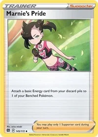 Marnie's Pride | 145/172 | Reverse Holofoil | SWSH09: Brilliant Stars