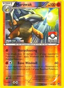 Marowak | 78/162 (Pokemon League) [2nd Place] | 078/162 | Reverse Holofoil | League & Championship Cards