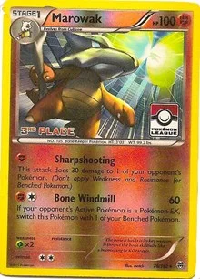 Marowak | 78/162 (Pokemon League) [3rd Place] | 078/162 | Reverse Holofoil | League & Championship Cards