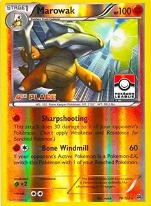 Marowak | 78/162 (Pokemon League) [4th Place] | 078/162 | Reverse Holofoil | League & Championship Cards