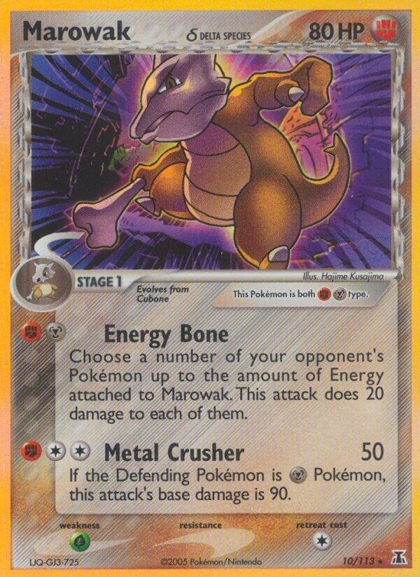 Marowak (Delta Species) 10/113 Reverse Holofoil Delta Species