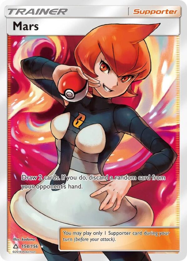 Mars (Full Art) 154/156 Holofoil SM – Ultra Prism