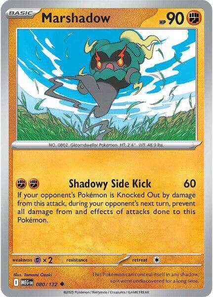 Marshadow 080/132 Normal ME01: Mega Evolution Marshadow 080/132 Normal ME01: Mega Evolution