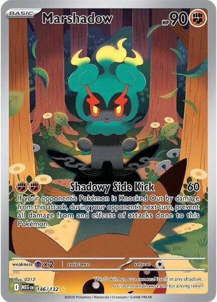 Marshadow 146/132 Holofoil ME01: Mega Evolution Marshadow 146/132 Holofoil ME01: Mega Evolution