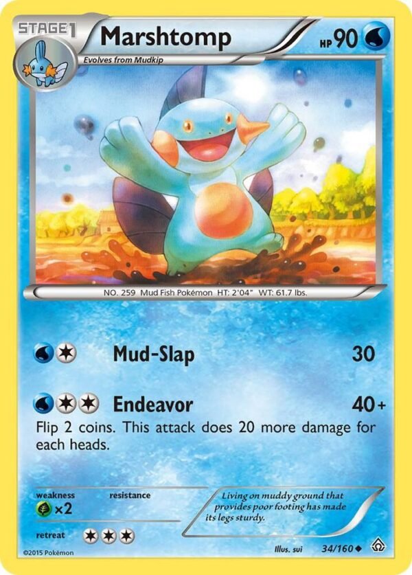 Marshtomp 34/160 Normal XY – Primal Clash Marshtomp 34/160 Normal XY – Primal Clash