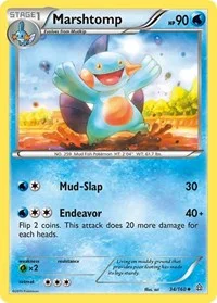 Marshtomp | 34/160 | Reverse Holofoil | XY - Primal Clash