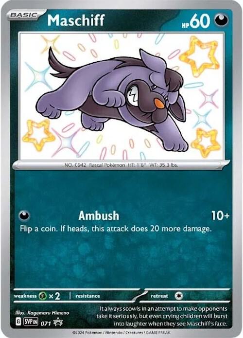 Maschiff 071 Holofoil SV: Scarlet & Violet Promo Cards