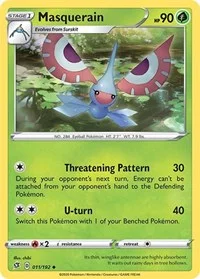 Masquerain | 011/192 | Normal | SWSH02: Rebel Clash Masquerain | 011/192 | Normal | SWSH02: Rebel Clash