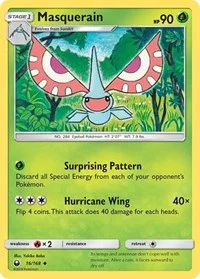 Masquerain | 16/168 | Reverse Holofoil | SM - Celestial Storm