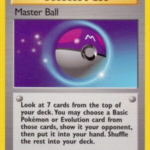 Master Ball 116/132 1st Edition Gym Challenge