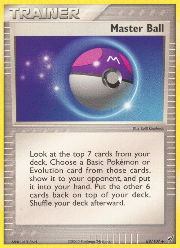 Master Ball 88/107 Reverse Holofoil Deoxys