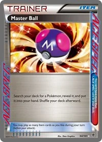 Master Ball | 94/101 | Holofoil | Plasma Blast