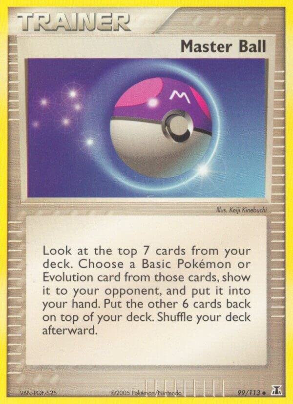 Master Ball 99/113 Reverse Holofoil Delta Species Master Ball 99/113 Reverse Holofoil Delta Species