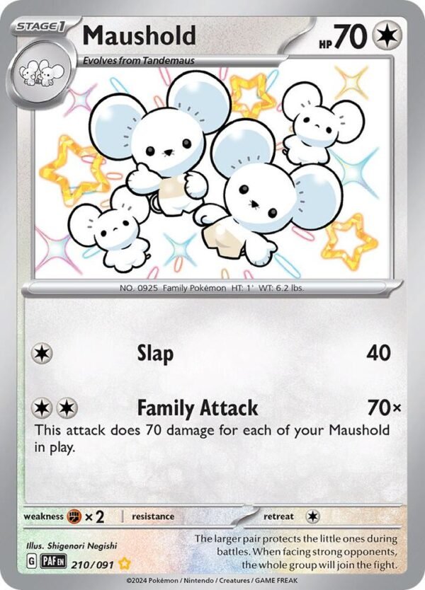 Maushold 210/091 Holofoil SV: Paldean Fates
