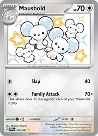 Maushold | 210/091 | Holofoil | SV: Paldean Fates