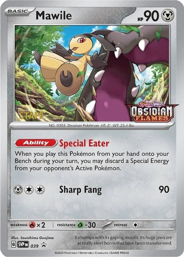 Mawile 039 (Prerelease) [Staff] Holofoil SV: Scarlet & Violet Promo Cards