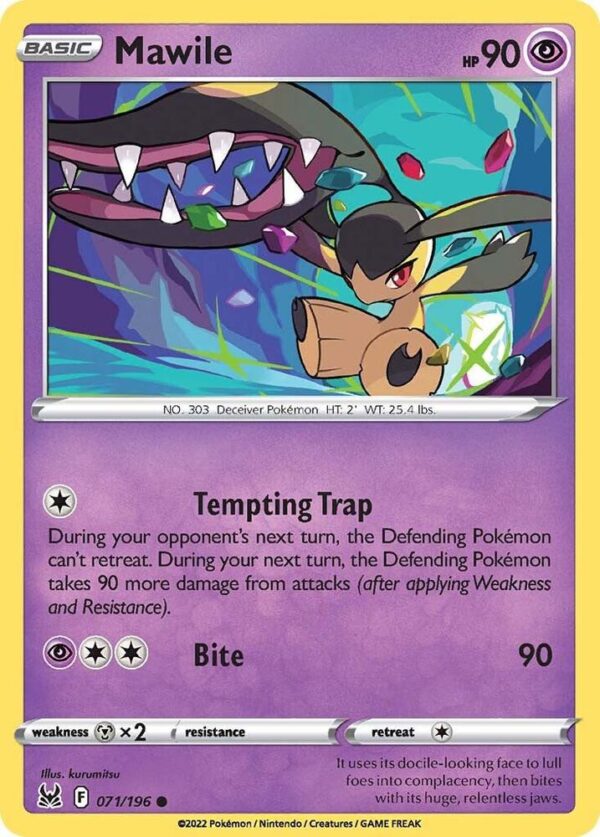 Mawile 071/196 Reverse Holofoil SWSH11: Lost Origin