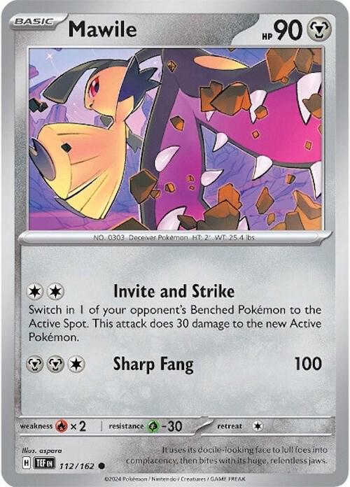 Mawile 112/162 Reverse Holofoil SV05: Temporal Forces