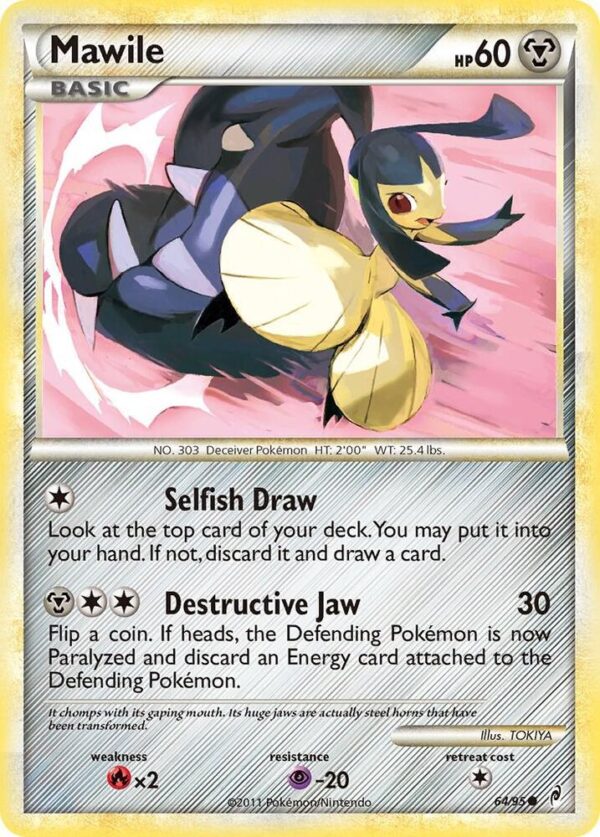 Mawile 64/95 Reverse Holofoil Call of Legends Mawile 64/95 Reverse Holofoil Call of Legends
