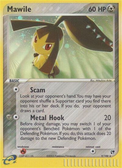 Mawile 9/100 Holofoil Sandstorm Mawile 9/100 Holofoil Sandstorm
