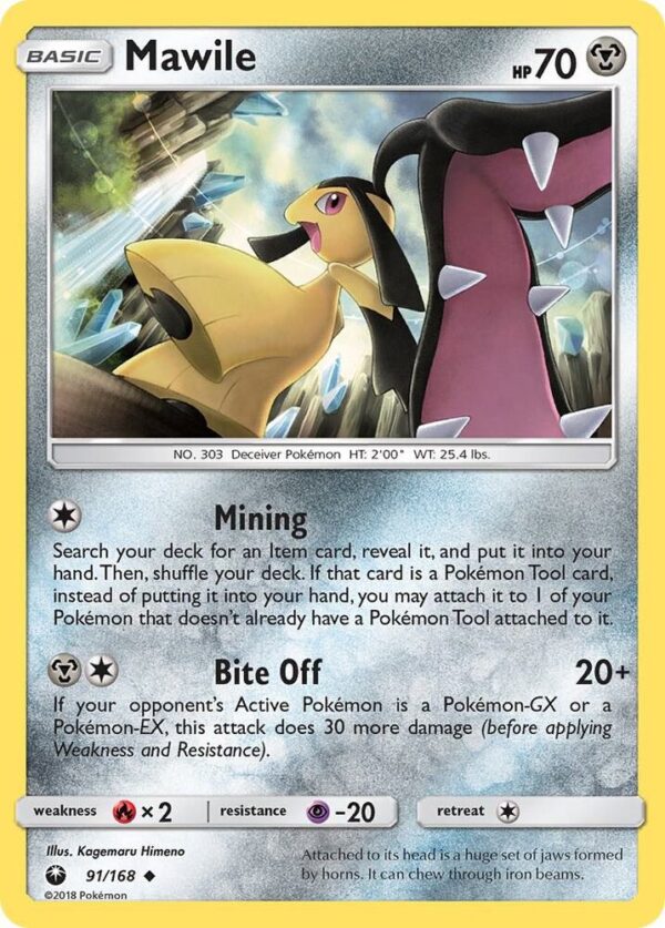 Mawile 91/168 Normal SM – Celestial Storm Mawile 91/168 Normal SM – Celestial Storm