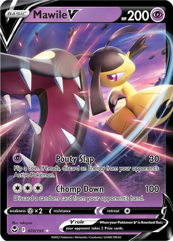 Mawile V 070/195 Holofoil SWSH12: Silver Tempest