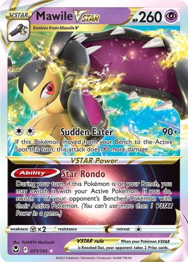 Mawile VSTAR 071/195 Holofoil SWSH12: Silver Tempest Mawile VSTAR 071/195 Holofoil SWSH12: Silver Tempest