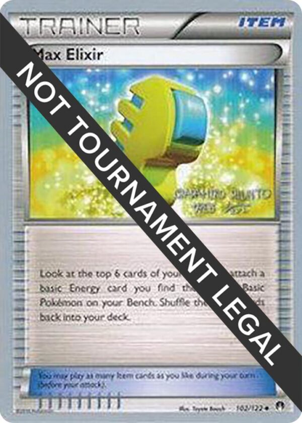 Max Elixir 2016 (Shunto Sadahiro) 102/122 Normal World Championship Decks Max Elixir 2016 (Shunto Sadahiro) 102/122 Normal World Championship Decks