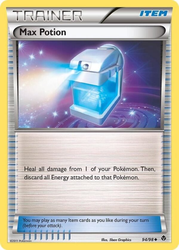 Max Potion 94/98 Reverse Holofoil Emerging Powers Max Potion 94/98 Reverse Holofoil Emerging Powers