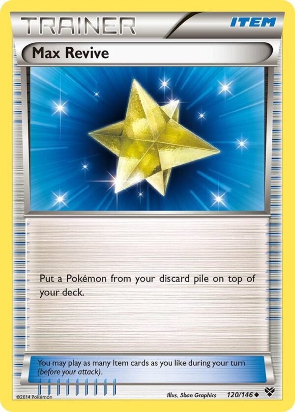 Max Revive 120/146 Reverse Holofoil XY Base Set