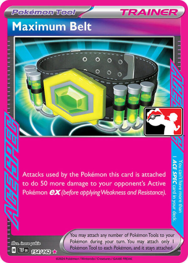 Maximum Belt 154/162 Holofoil Prize Pack Series Cards