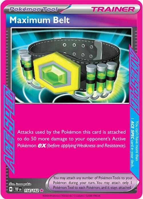 Maximum Belt 154/162 Holofoil SV05: Temporal Forces Maximum Belt 154/162 Holofoil SV05: Temporal Forces