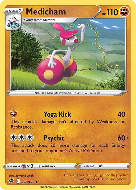 Medicham 098/192 Normal SWSH02: Rebel Clash Medicham 098/192 Normal SWSH02: Rebel Clash