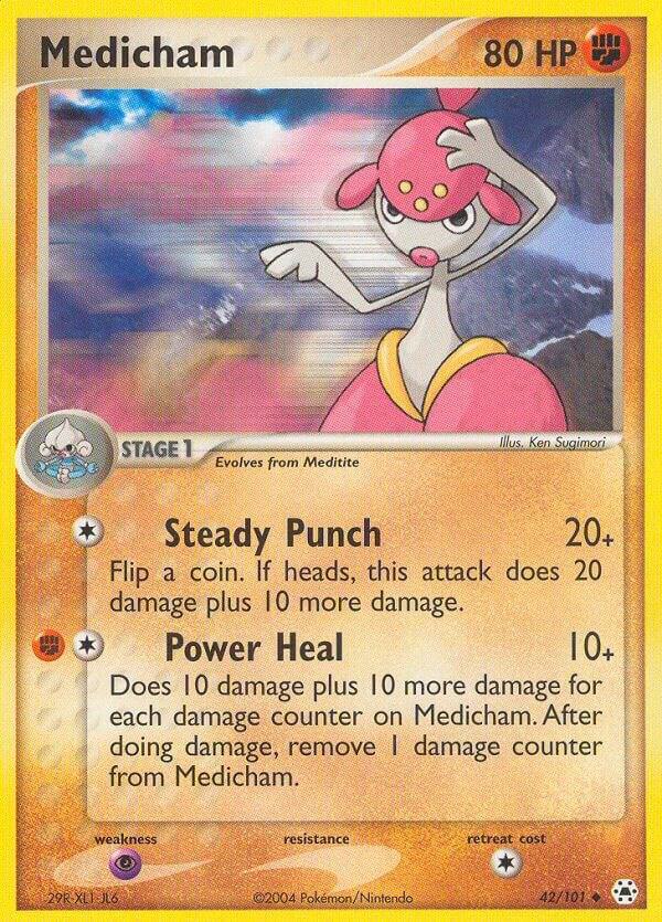 Medicham 42/101 Reverse Holofoil Hidden Legends Medicham 42/101 Reverse Holofoil Hidden Legends