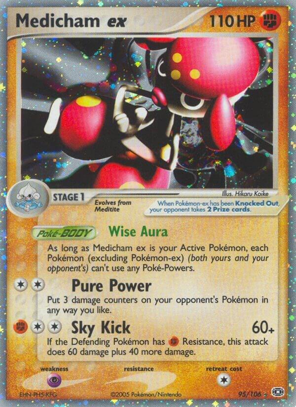Medicham ex 95/106 Holofoil Emerald