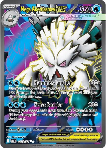 Mega Abomasnow ex 157/132 Holofoil ME01: Mega Evolution