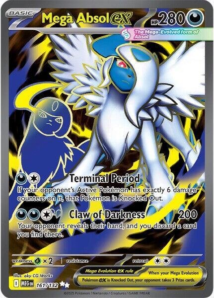 Mega Absol ex 161/132 Holofoil ME01: Mega Evolution