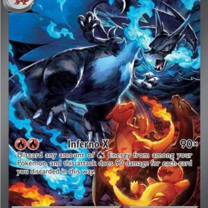 Mega Charizard X ex 125/094 Holofoil ME02: Phantasmal Flames Mega Charizard X ex 125/094 Holofoil ME02: Phantasmal Flames