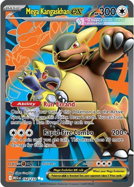 Mega Kangaskhan ex 164/132 Holofoil ME01: Mega Evolution
